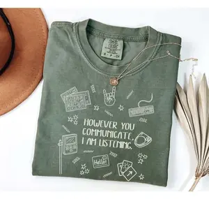 Everyone Communication Speechie AAC Bcba Aba Shirts, Speech Pathology Graduate, Sped Tee, Neurodiversity Gift, Special Education Shirt