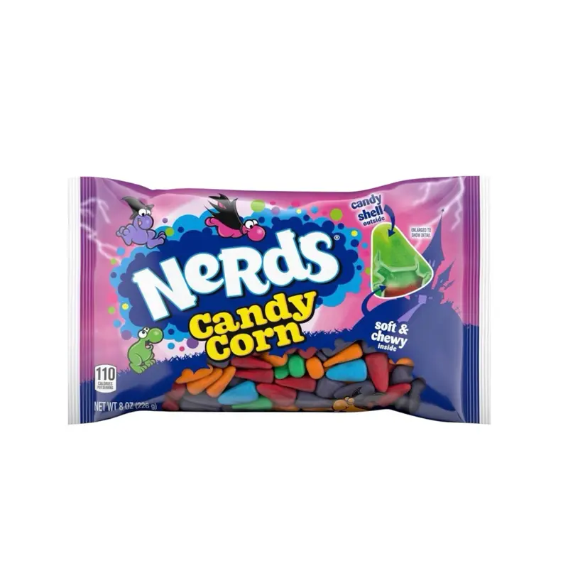 Nerds Candy Corn Hard Shell & Soft Chewy Inside- 1 Bag (8oz)