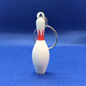 Bowling Pin Keychain