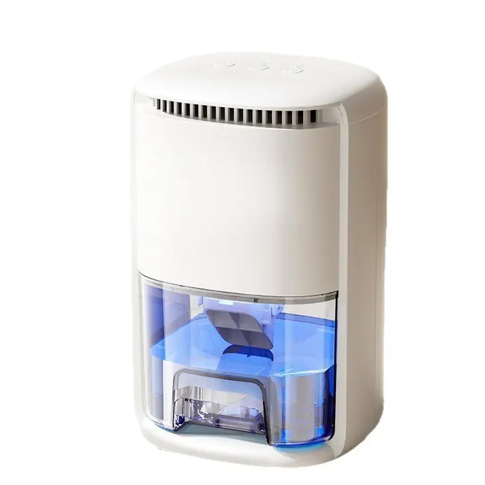 Compact Desktop Semiconductor Dehumidifier - 30x20cm Energy Saving Device, Advanced Semiconductor Condensation, 1-Key Stable Operation, Mini Moisture Control Unit for Household Living Room Indoor Damp Prevention