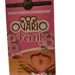 Ovario Fertil 60 Capletas - Extracto Vegetal Estandarizado para Desordenes Menstruales y Dolor de Cintura