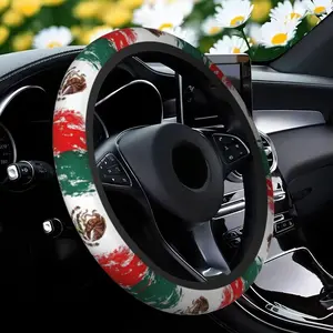 15-inch universal steering wheel cover, non-slip and wear-resistant, neoprene, suitable for cars, trucks and SUVs, fashionable print, comfortable grip, universal for all seasons, Car Steering Wheel Insert Accessories, Car Accessories (1 piece)