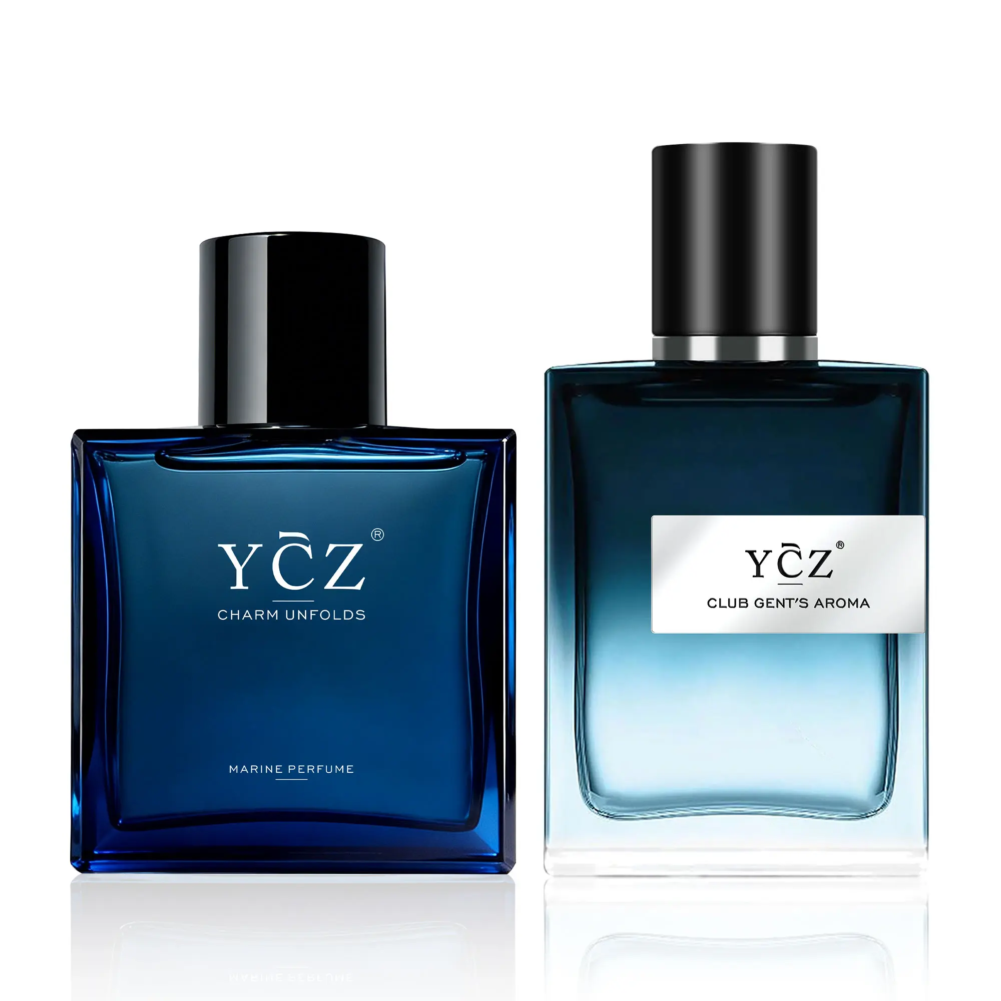 YCZ Magnetic Nights High-Quality Fragrance Duo - Men's 2-Piece Oriental EDP Set, Long-Lasting Eau de Parfum for Dates, Night Outings, Fragrances Cosmetics Gift for Boyfriend, Edp Spray, Woody, Fragrance Sets