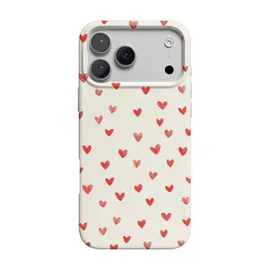 Casely iPhone 17 Pro Case | Love Letters | Doodle Hearts | Compatible with MagSafe | Classic Ultra Thin Design