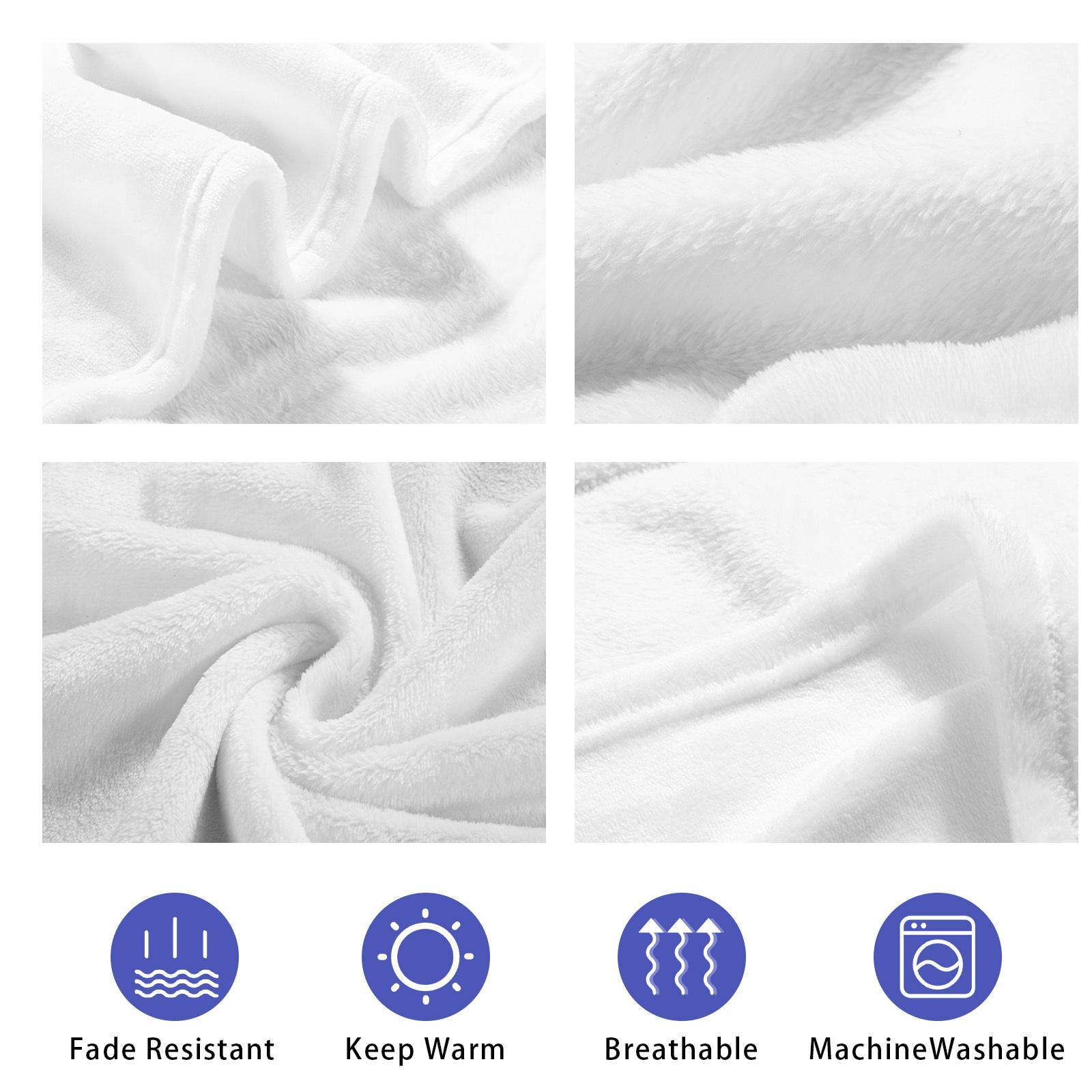 1pc Virgin Mary Print Blanket - Soft Flannel Religious Iconic Image Throw Suitable for Travel, Camping, Bedspread - Machine Washable All-Season Cozy Gift for, Mothers, Christmas, Valentine's Day
