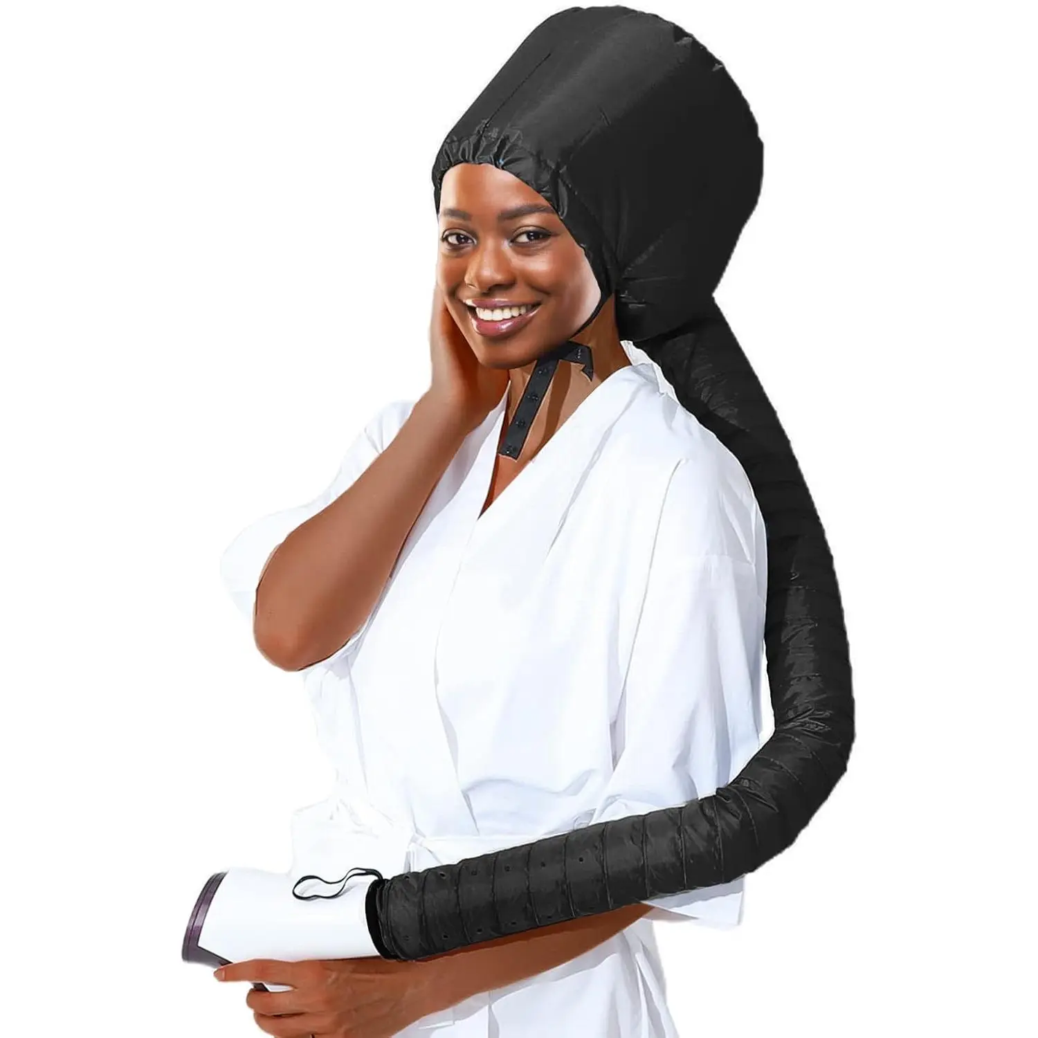 Hair Dryer Bonnet Attachment, Hooded Dryer Adjustable Hair Dryer Caps