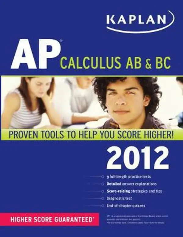 USED Book - Kaplan AP Calculus AB & BC 2012 by Tamara Lefcourt Ruby (Paperback) - english