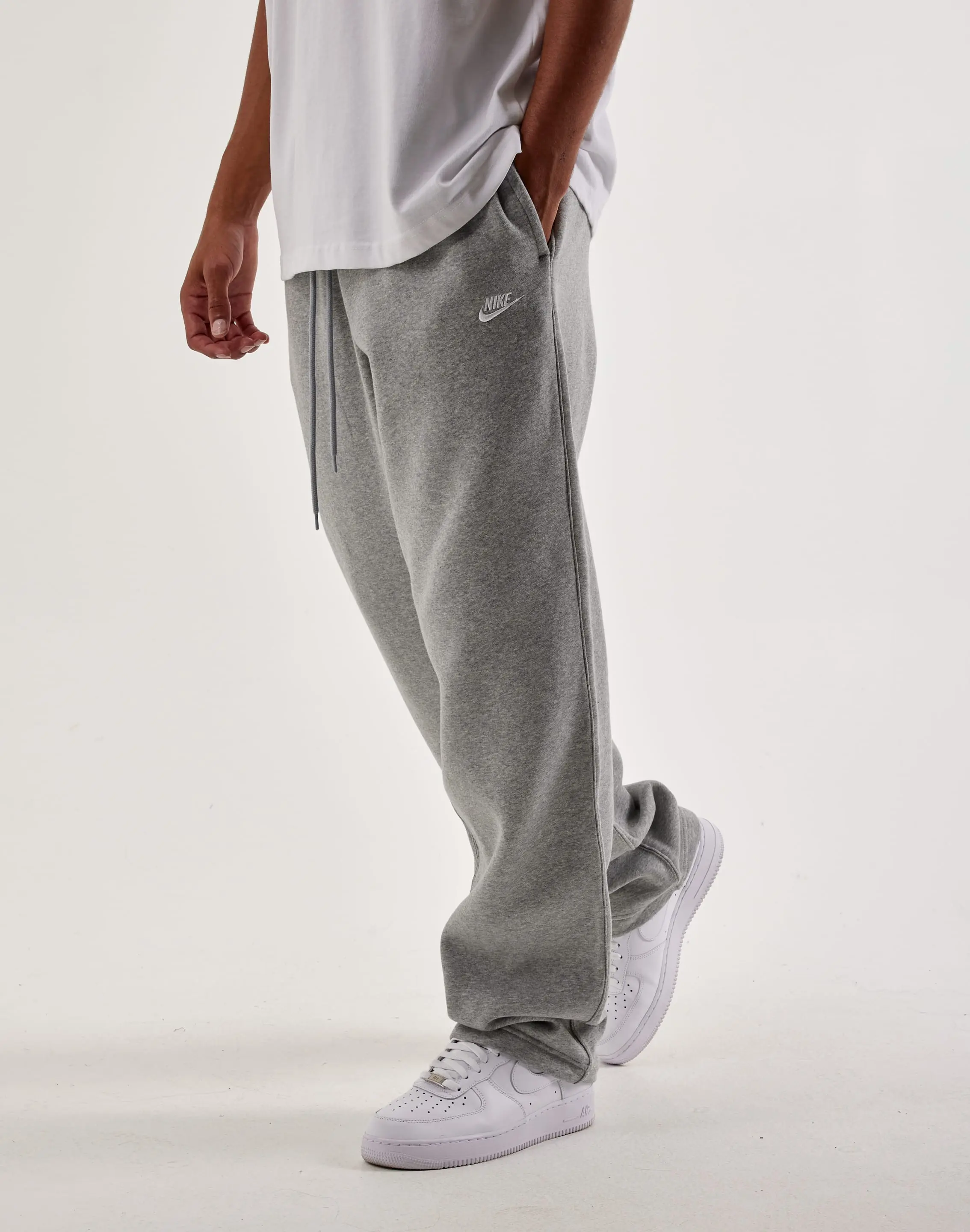 Mens Nike Club Open-Hem Fleece Pants Tall