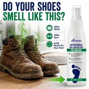 Ximonth Antimicrobial with Tree Oil Daily, Antifungal Foot Creams Tea Tree Sanitizer Fungus，100ml