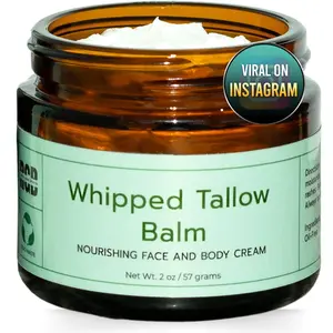 Whipped Tallow Balm (Herb-Infused/Unscented) - Really Good Blends - Grass-Fed All Natural Moisturizer