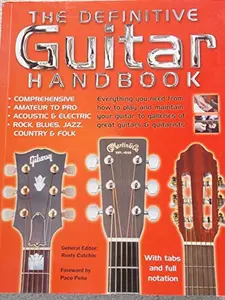 USED Book - The Definitive Guitar Handbook by Rusty Cutchin Paco Pena (Paperback) - english