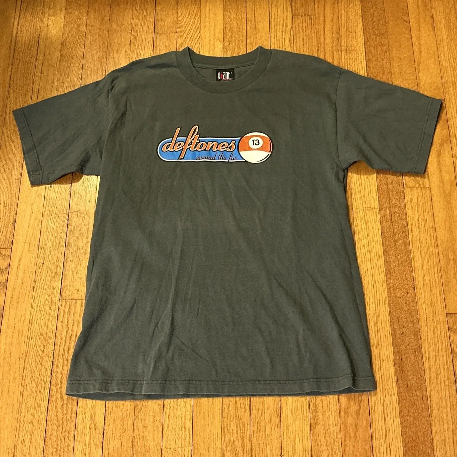 VTG 1998 Deftones Around the Fur 13 Ball Tour Concert T-Shirt_1