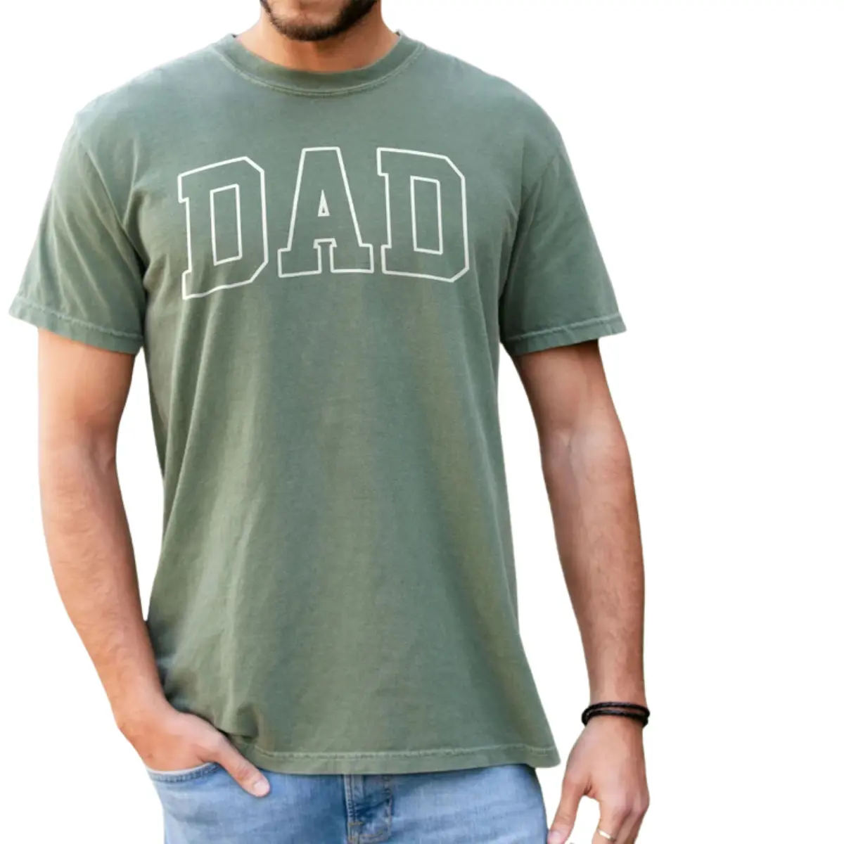 Women's Classic Short-Sleeve Round Neck Soft Dad T-Shirt - Colorful Men's Tee, Ideal Father's Day Gift for New Dads