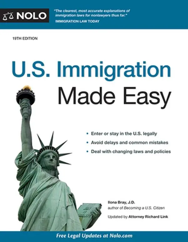 USED Book - U.S. Immigration Made Easy by Bray, Ilona (Paperback) - english