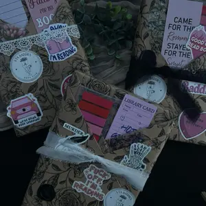 Blind date with a book.