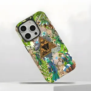 Cool Fantasy Gaming Artwork RPG Fan Art The Legend Of Zelda Tough Phone Case. Epic Adventure Aesthetic Rugged Shockproof Protective Smartphone Cover For iPhone 17 Pro Max 16 Air 15 14 13 12 11.