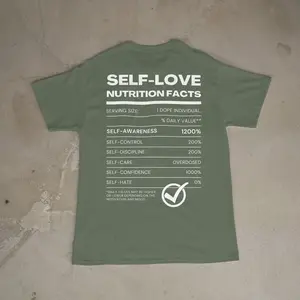 "Self-Love Nutrition" Facts Tee By Freer Brand