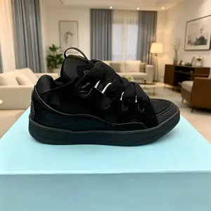 Chunky Lace Sneakers for Men Women Black Platform Skate Shoes Retro  Streetwear Casual Shoes Breathable Mesh Fashion Walking Shoes True to Size platform sneakers skate shoes streetwear sneakers for men