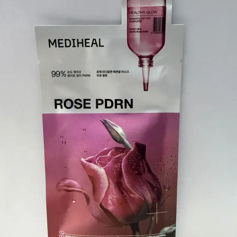 Mediheal Rose PDRN Mask - 99% Pure Rose Extract for Radiant Skin Care