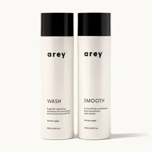 AREY The Shower Duo - Gentle Cleansing Shampoo & Nourishing Conditioner for All Hair Types - 250ml Each