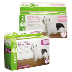 Clean Go Pet  Disposible Diaper Liner 22Pk Lite