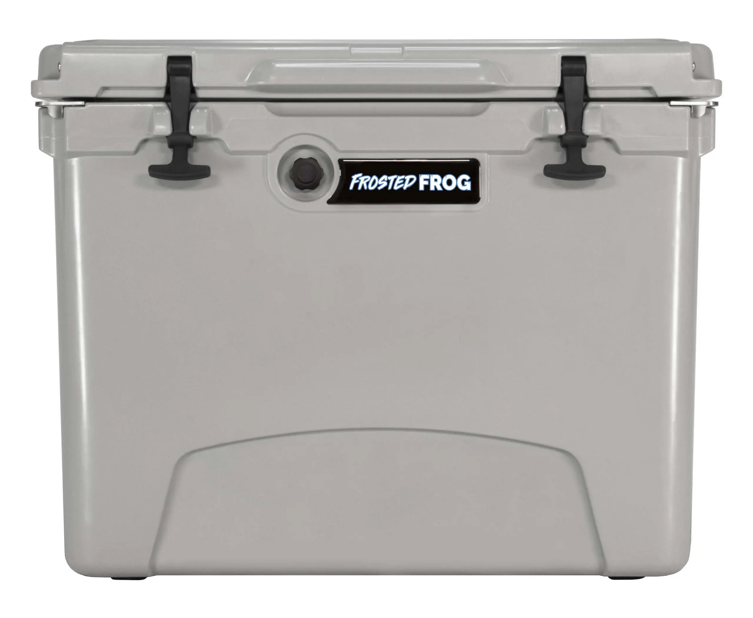 Frosted Frog 60 QT Cooler with Wheels & Telescoping Handle - Gray Cooler, 60 Quart