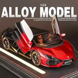Lamborghini Revuelto Alloy Car Model, High Fidelity Simulation, Rich Lighting Sound Effects, Perfect Gift for Friends, Daily Use Sports Car