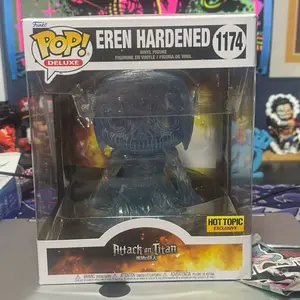 Funko Pop! Deluxe Eren Hardened 1174 Attack on Titan Vinyl Figure Hot Topic Exclusive Collectible Model