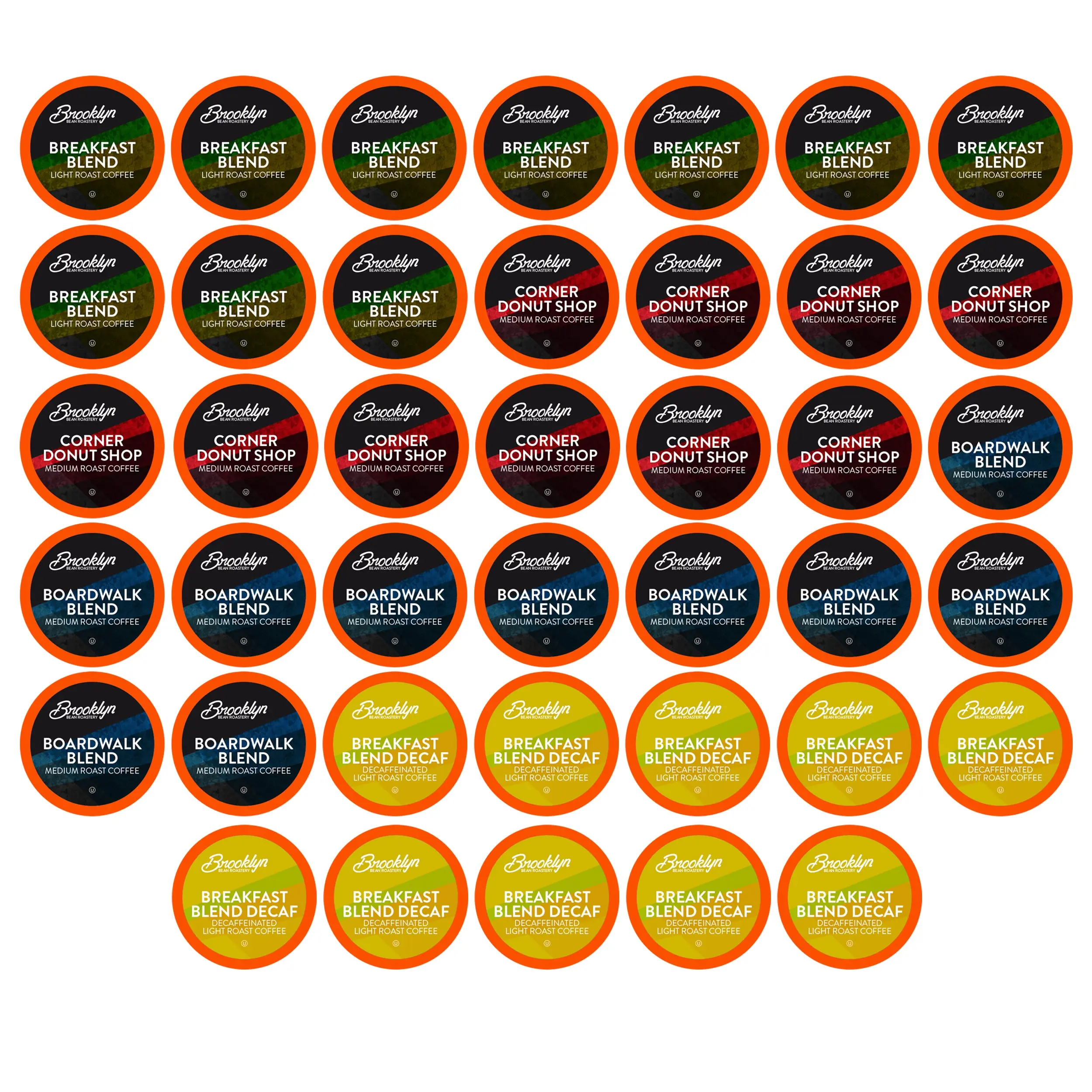 Brooklyn Bean Breakfast Coffee Pods Variety Pack