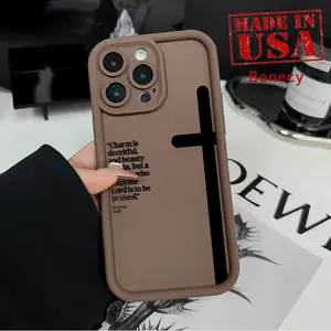 Holy Bible Quotes Pattern Man's Phone Case for iPhone 16 15 14 Pro Max 13 12 11 XR XS Plus E Shockproof Drop Protection Rugged Durable Silicone Cover Cellphone Protective Smartphone Casing