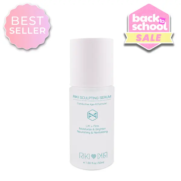 RIKI Sculpting Serum - Conductive Age-R Formula for Lift Firm Moisturize & Brighten Nourish Revitalize 1.69 fl oz