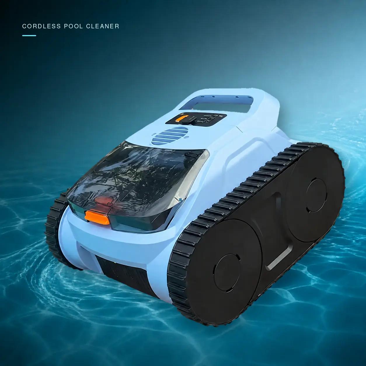 Seauto SAT20 Pro Cordless Robotic Swimming Pool Cleaner - 180-Min Runtime, Sonar Navigation, Lithium Ion Battery, Cordless Freedom, Fine Filter Basket, Hook, Automatic Vacuum for Floor, Walls, Waterline, Inground & Above-Ground Pools Up to 2150 Sq. Ft.