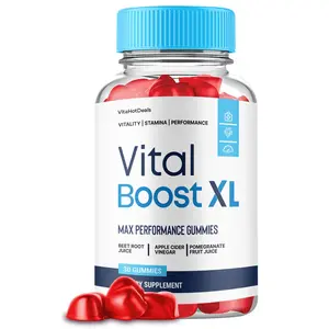 Vital Boost XL Gummies, Max Strength, VitalBoost XL Natural Supplement (1 Pack)