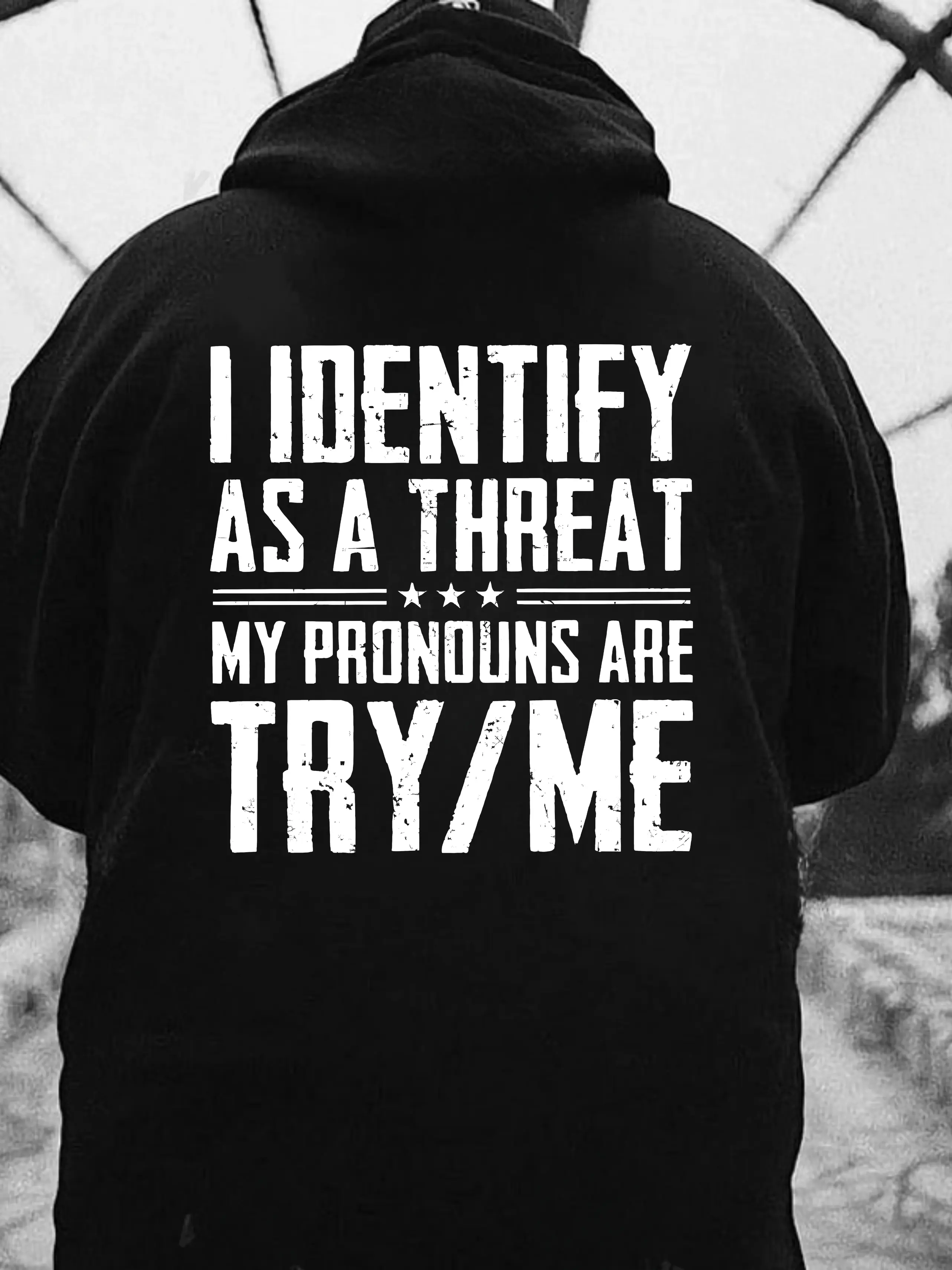 I Identify As A Threat Hoodie & T Shirt – Renegade Streetwear