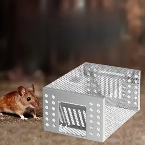 Iron automatic mouse trap, highly efficient for catching mice, continuous capture, suitable for both indoor and outdoor use, Mousetrap