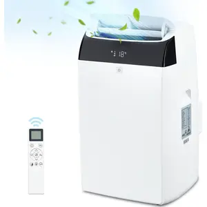 Portable Air Conditioner 3 in 1 with Remote Cool & Dual Motors & Auto Swing, 14000 BTU(ASHRAE)/10200 BTU (SACC), Dehumidifier & Fan Modes For Home Up To 750 Sq.Ft