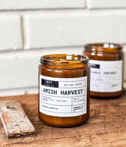 Amish Harvest Wood Wick Soy Candle or Melts