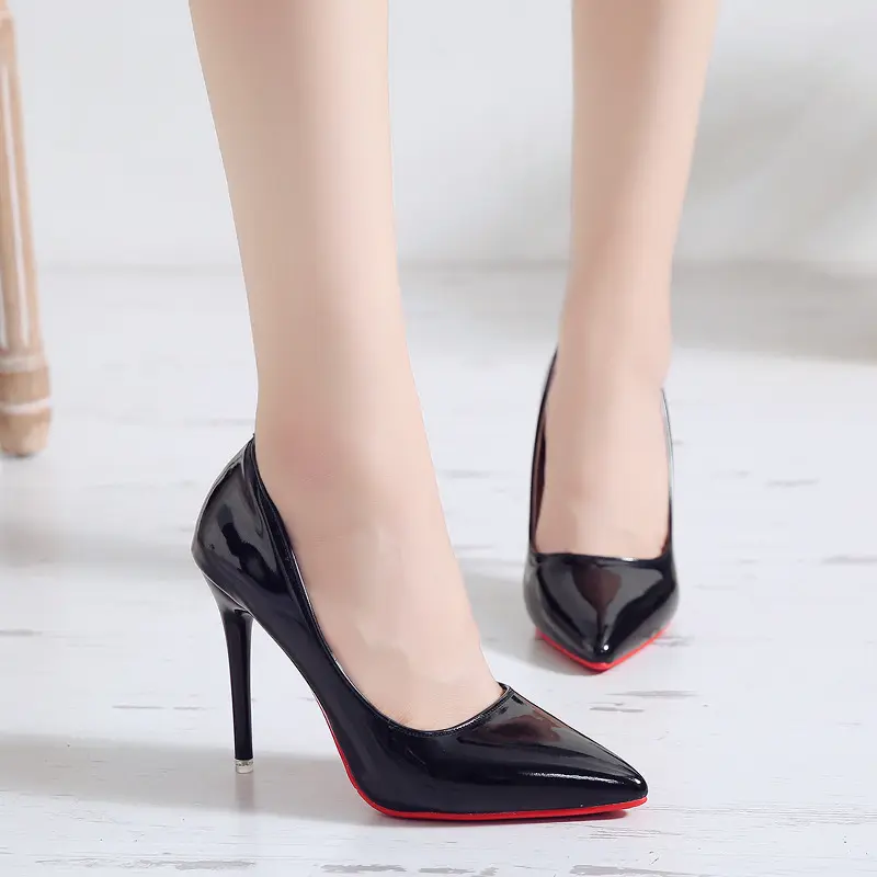 Black heel height 10cm upgraded version