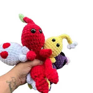Throwable flower alien plush