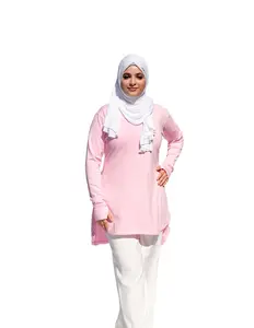 Women's Aire Bamboo Top in Bubble Gum Pink