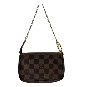 Pre-owned Louis Vuitton Canvas Small Leather Goods Mini Pochette Accessoires Damier pouch