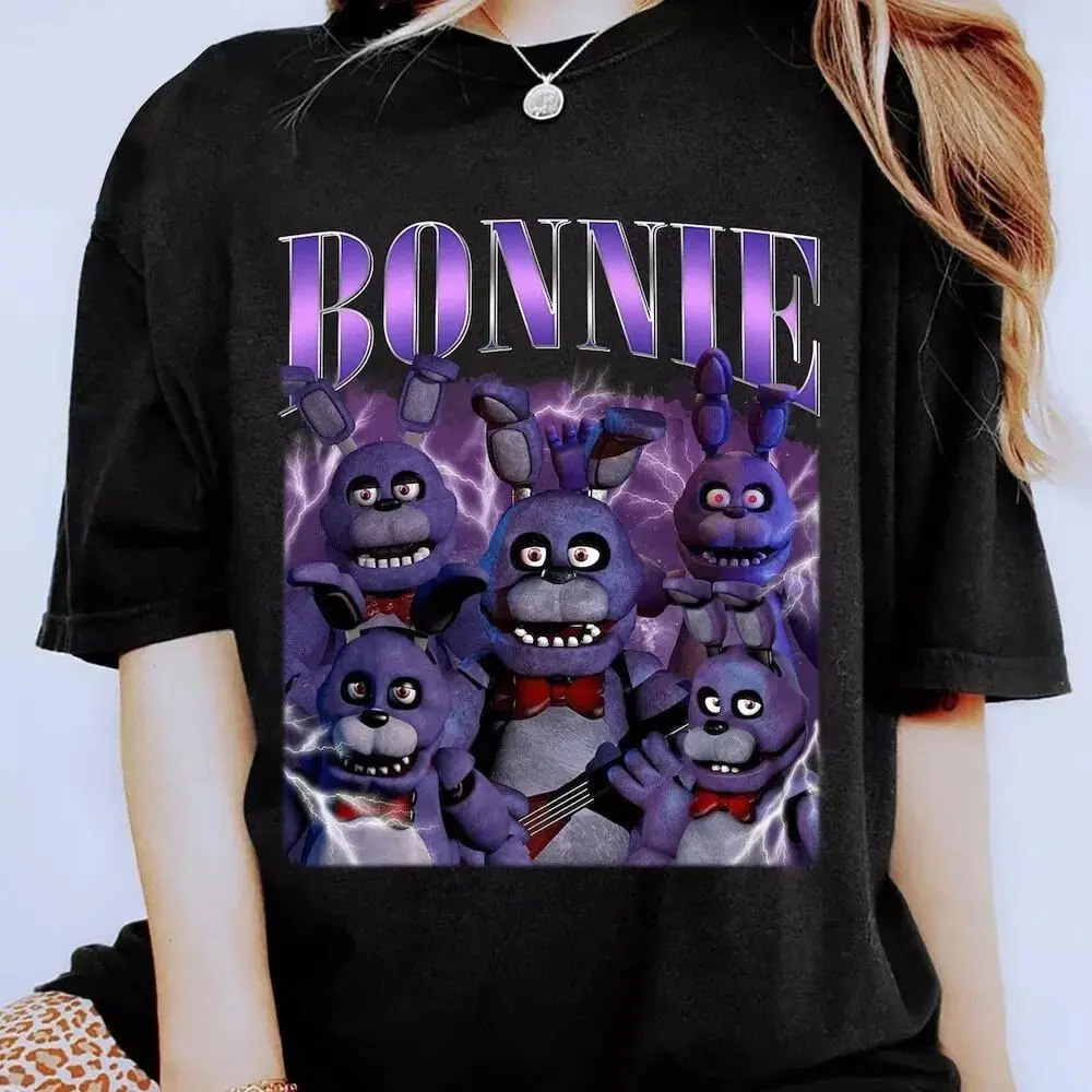 Vintage Fnaf Bonnie Shirt, Five Nights at Freddy Shirt