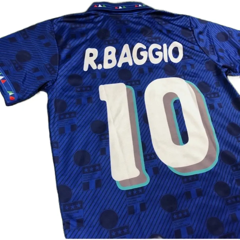 Italy 1994 Retro Soccer Jersey – Baggio #10 Tribute - TikTok Shop