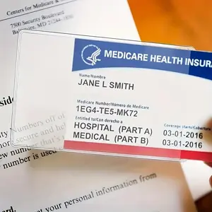 Waterproof Medical Card Holder, Car Accessories, PVC Transparent Dustproof Medicare Health Insurance Card Cover, Car Gadgets, Clear Bank Card ID Card Protector, Car Stuff