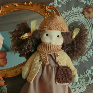 12" Dotty Waldorf Doll - Handmade Rag Doll for Kids Birthday | Cute Collectible Plush with Premium Gift Box