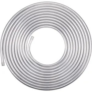 3/8" OD Aluminum Hard Fuel Line Hardline Tube Coil 25 Feet Roll