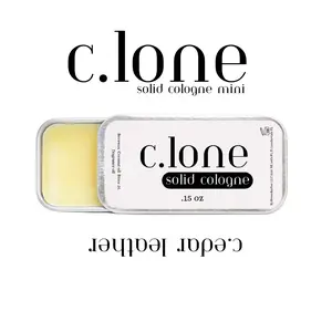 C.LONE MINI - A Clone of Cedar Leather - Refined and Robust - Solid Cologne for Men