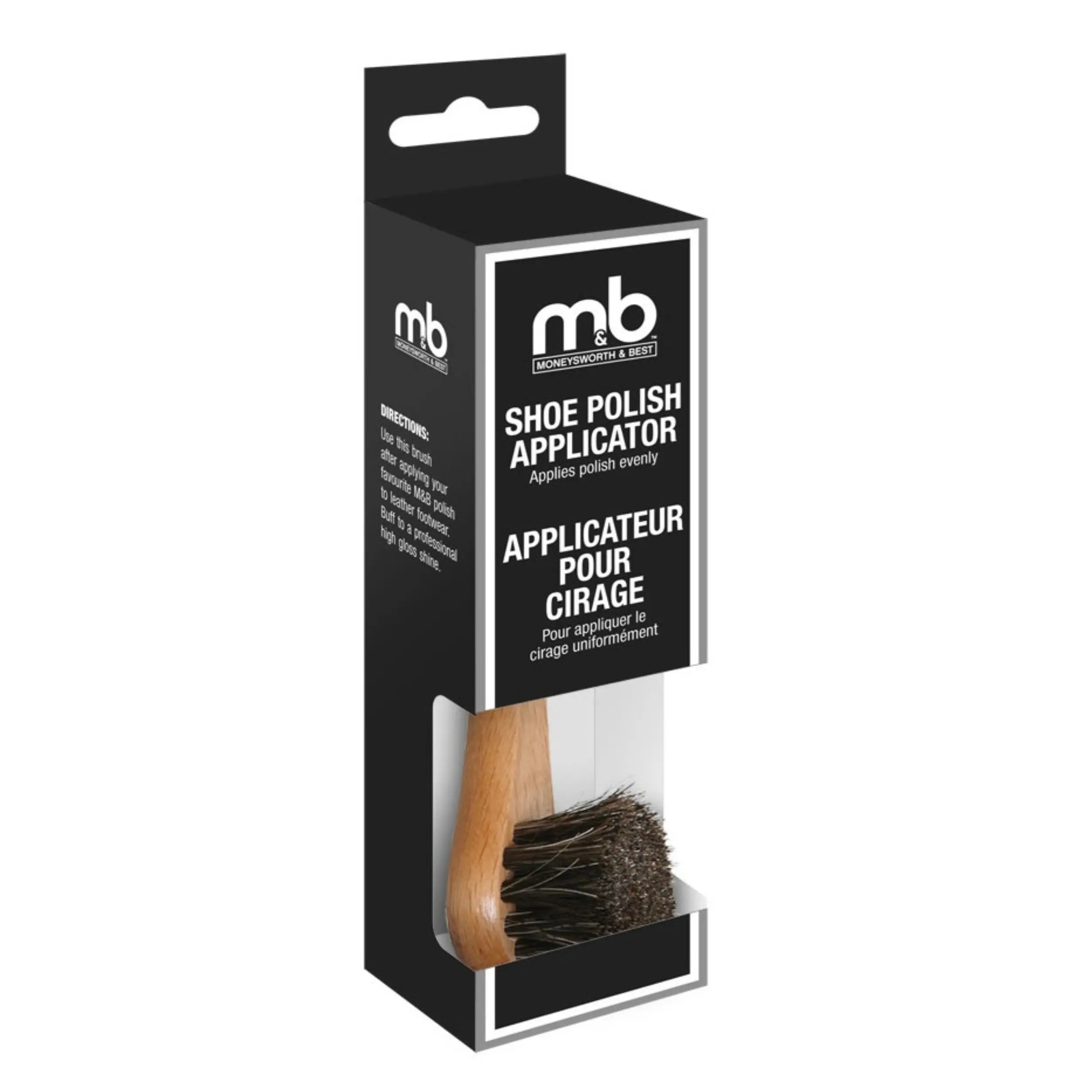 M&B Shoe Polish Applicator Brush