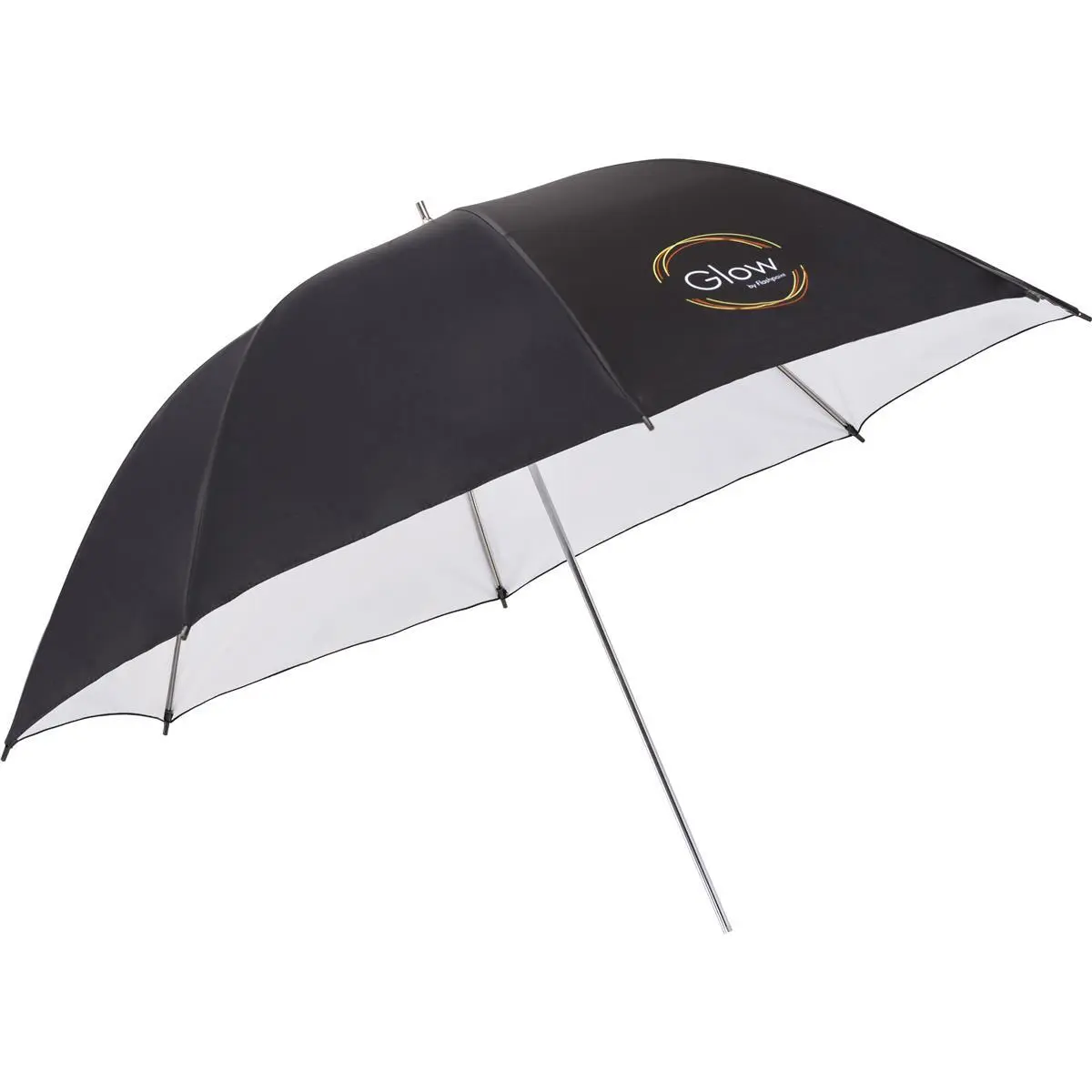 Glow 40" White Camera Umbrella with Black Back, Optical White Viscoelastic Polymer Fabric - Wedding Photography Light Cover for Camera Accessories