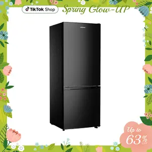 Upstreman mini fridges 7.1 Cu.Ft Energy-efficient Bottom Freezer Refrigerator with Adjustable Thermostat & Double Door Design for Apartment Kitchen Dorm BM71